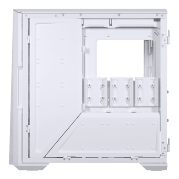 Eclipse G500A D-RGB, Tempered Glass, No PSU, E-ATX, White, Mid Tower Case