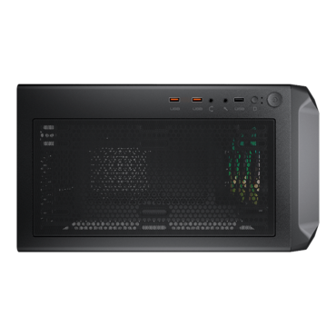 Archon 2 Mesh RGB, Tempered Glass, No PSU, ATX, Black, Mid Tower Case