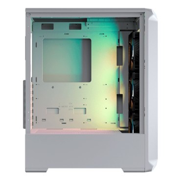 Archon 2 Mesh RGB, Tempered Glass, No PSU, ATX, White, Mid Tower Case