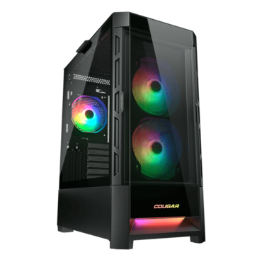 Duoface RGB, Tempered Glass, No PSU, E-ATX, Black, Mid Tower Case