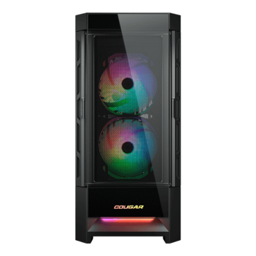 Duoface RGB, Tempered Glass, No PSU, E-ATX, Black, Mid Tower Case