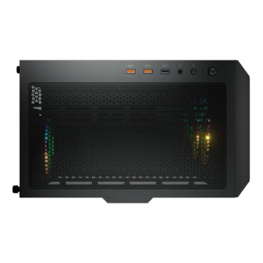 Duoface RGB, Tempered Glass, No PSU, E-ATX, Black, Mid Tower Case