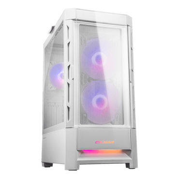 Duoface RGB, Tempered Glass, No PSU, E-ATX, White, Mid Tower Case