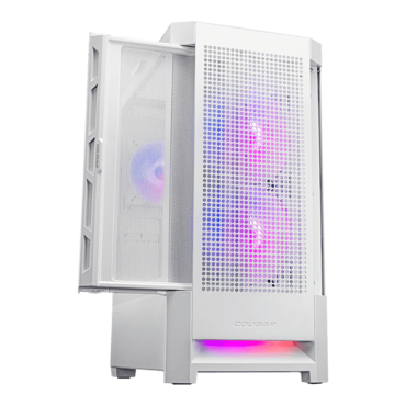 Duoface RGB, Tempered Glass, No PSU, E-ATX, White, Mid Tower Case