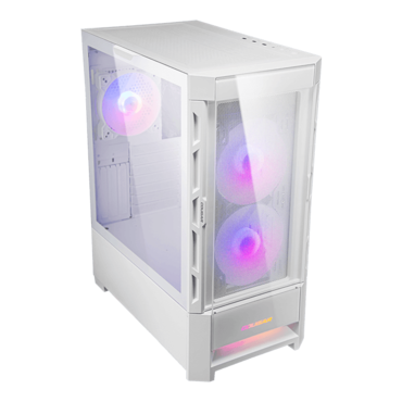 Duoface RGB, Tempered Glass, No PSU, E-ATX, White, Mid Tower Case