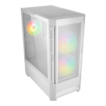 Duoface RGB, Tempered Glass, No PSU, E-ATX, White, Mid Tower Case