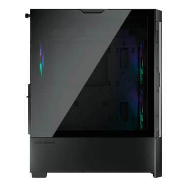Airface RGB, Tempered Glass, No PSU, E-ATX, Black, Mid Tower Case