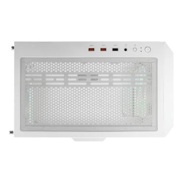 Airface RGB, Tempered Glass, No PSU, E-ATX, White, Mid Tower Case