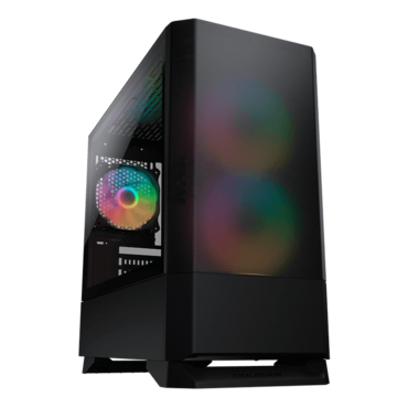 MG140 RGB, Tempered Glass, NO PSU, microATX, Black, Mini Tower Case