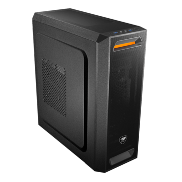 MX350 Mesh-X, No PSU, ATX, Black, Mid Tower Case