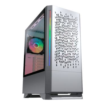 MX430 Air RGB, Tempered Glass, No PSU, ATX, White, Mid Tower Case