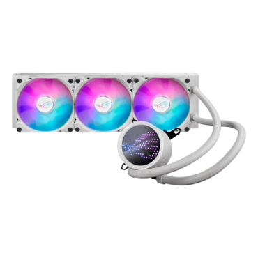 ROG RYUO III 360 ARGB White Edition, 360mm Radiator, Liquid Cooling System