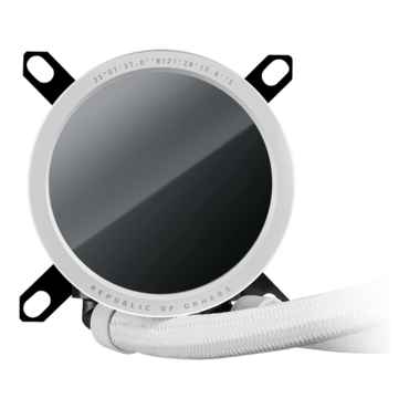 ROG RYUO III 240 ARGB White Edition, 240mm Radiator, Liquid Cooling System