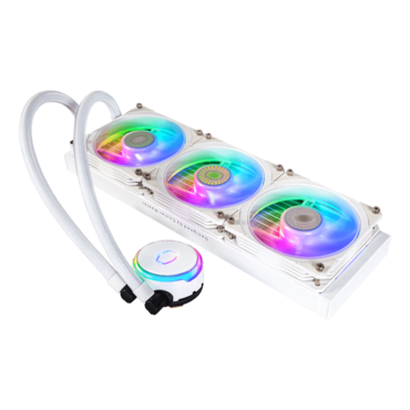 MasterLiquid PL360 FLUX, White, 360mm Radiator, Liquid Cooling System