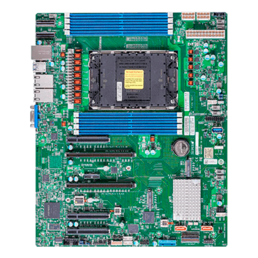X13SEI-F, Intel® C741, LGA 4677, DDR5-4800 2TB ECC RDIMM / 8, SATA DOM / 2, VGA, M.2 / 2, USB 3.2 Gen1 / 2, 1GbLAN / 2, EATX Retail