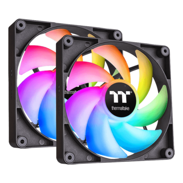 CT140 ARGB Sync 2 x 140mm, ARGB LEDs, 1500 RPM, 77.37 CFM, 30.5 dBA, Cooling Fans