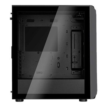 FARA 511Z, Tempered Glass, No PSU, ATX, Black, Mid Tower Case