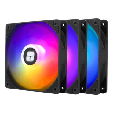 TL-C12C-S X3 3 x 120mm, ARGB LEDs, 1550 RPM, 66.17 CFM, 25.6 dBA, Cooling Fans