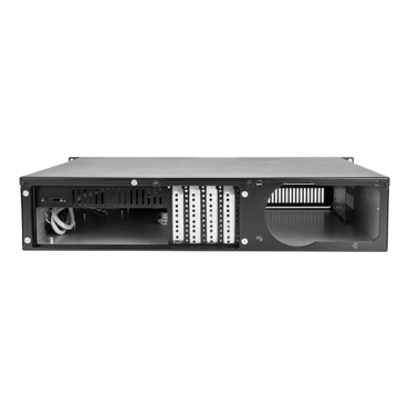RM-2U200H, 2x 5.25&quot; External Bays, No PSU, microATX, Black, 2U Chassis
