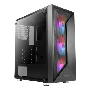 NX320, Tempered Glass, No PSU, ATX, Black, Mid Tower Case