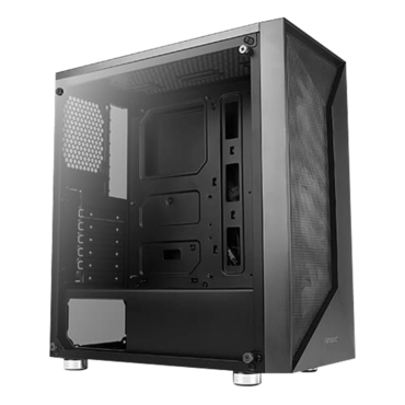 NX320, Tempered Glass, No PSU, ATX, Black, Mid Tower Case