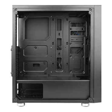 NX320, Tempered Glass, No PSU, ATX, Black, Mid Tower Case