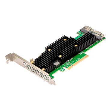eHBA 9600-16i, Tri-mode SATA/SAS/PCIe (NVMe) 24Gb/s, 16-Port, PCIe 4.0 x8, Host Bus Adapter
