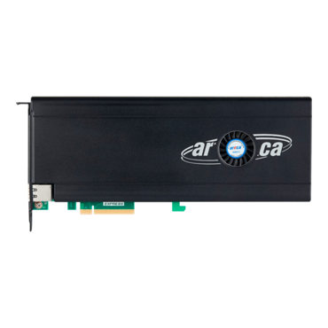ARC-1886-6N2I, Tri-mode SATA/SAS/PCIe (NVMe) 12Gb/s, 6-Port Internal (6x M.2), 2-Port Internal (2x SATA), PCIe 4.0 x8, Controller with 8GB Cache