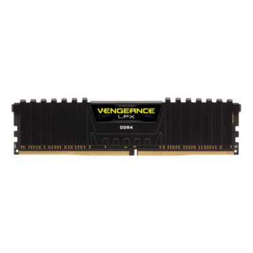 16GB (2 x 8GB) VENGEANCE® LPX DDR4 3200MHz, CL16, Black, DIMM Memory