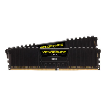 16GB (2 x 8GB) VENGEANCE® LPX DDR4 3200MHz, CL16, Black, DIMM Memory
