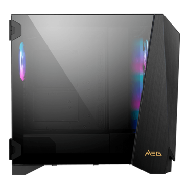 MEG PROSPECT 700R, Tempered Glass, No PSU, E-ATX, Black, Mid Tower Case