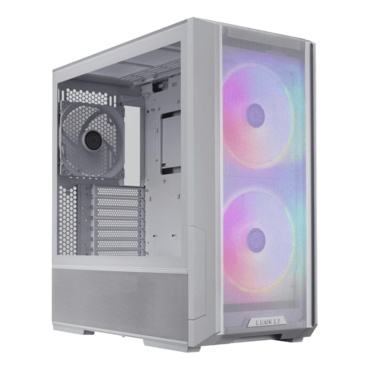 LANCOOL 216 RGB, Tempered Glass, w/Controller, No PSU, E-ATX, White, Mid Tower Case