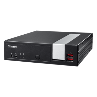 XPC Slim DL20NV2, Intel® Celeron® N4505, 2x DDR4 SO-DIMM, 1x M.2, 1x 2.5" HDD/SSD, PC Barebone