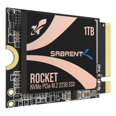 1TB Rocket, 4750 / 4300 MB/s, 3D TLC NAND, PCIe NVMe 4.0 x4, M.2 2230 SSD