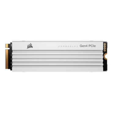 1TB MP600 PRO LPX, White, 7100 / 5800 MB/s, 3D TLC NAND, PCIe NVMe 4.0 x4, M.2 2280 SSD