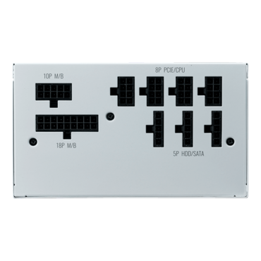 V550 GOLD-V2 WHITE EDITION, 80 PLUS Gold 550W, Fully Modular, ATX Power Supply