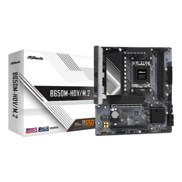 B650M-HDV/M.2, AMD B650 Chipset, AM5, microATX Motherboard