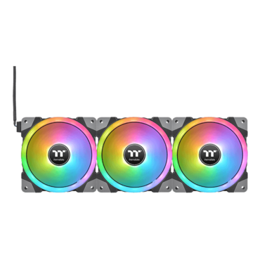 SWAFAN EX12 RGB 3 x 120mm, w/ Controller, RGB LEDs, 2000 RPM, 57.11 CFM, 32.5 dBA, Cooling Fans