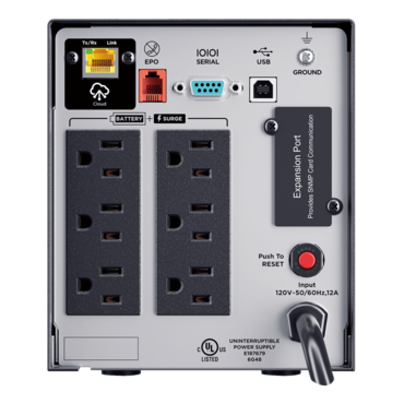 Smart App Sinewave PR750LCD3C, LCD, 750 VA/750 W, Sine Wave, Tower UPS