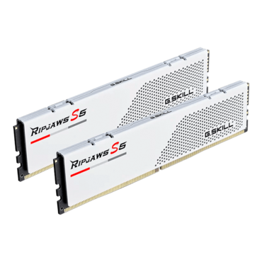 32GB (2 x 16GB) Ripjaws S5 DDR5 6000MT/s, CL30, White, DIMM Memory - TAA Compliant