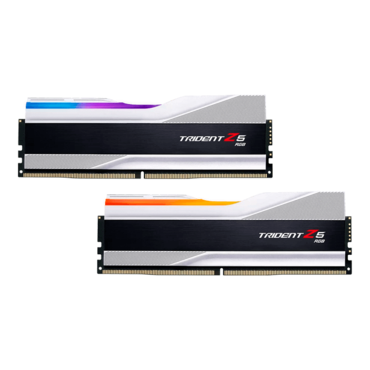 64GB (2 x 32GB) Trident Z5 RGB DDR5 6000MT/s, CL32, Silver, RGB LED, DIMM Memory - TAA Compliant