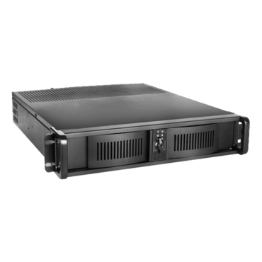 D Storm D-200, Black Bezel, 2x 5.25&quot;, 2x 3.5&quot; Drive Bays, No PSU, ATX, Black, 2U Chassis