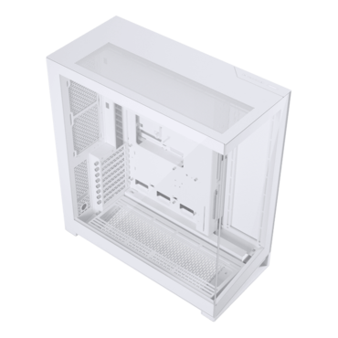 NV7, Tempered Glass, No PSU, E-ATX, Matte White, Full Tower Case