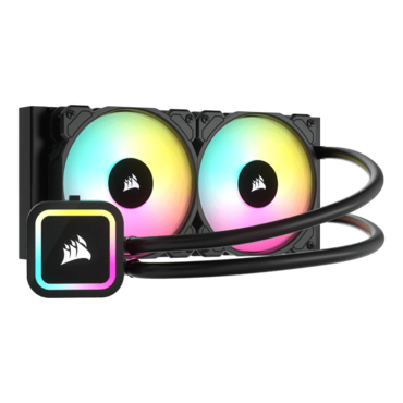 iCUE H100x RGB ELITE, 240mm Radiator, Liquid Cooling System