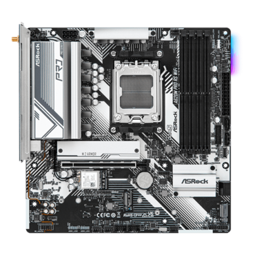 A620M Pro RS WiFi, AMD A620 Chipset, AM5, microATX Motherboard