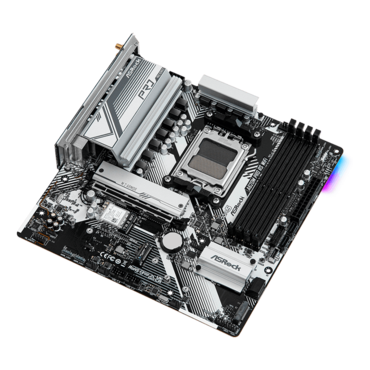 A620M Pro RS WiFi, AMD A620 Chipset, AM5, microATX Motherboard