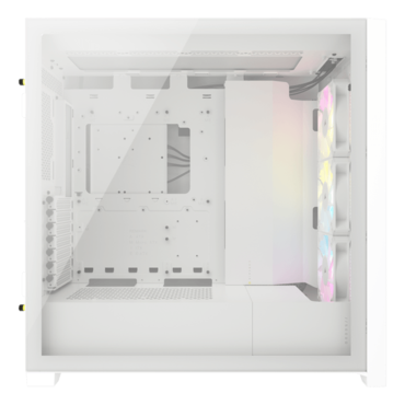 iCUE 5000D RGB, Tempered Glass, No PSU, E-ATX, White, Mid Tower Case