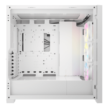 iCUE 5000D RGB, Tempered Glass, No PSU, E-ATX, White, Mid Tower Case