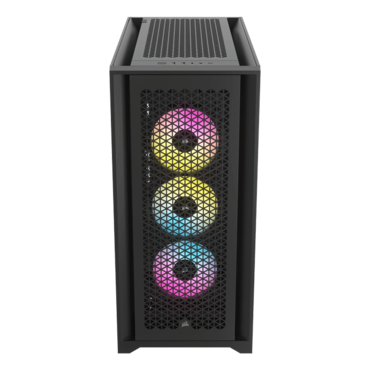 iCUE 5000D RGB, Tempered Glass, No PSU, E-ATX, Black, Mid Tower Case