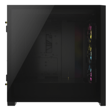 iCUE 5000D RGB, Tempered Glass, No PSU, E-ATX, Black, Mid Tower Case